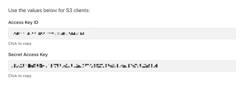 Cloudflare-R2-Access-Keys - Duplicator Cloudflare R2 access keys